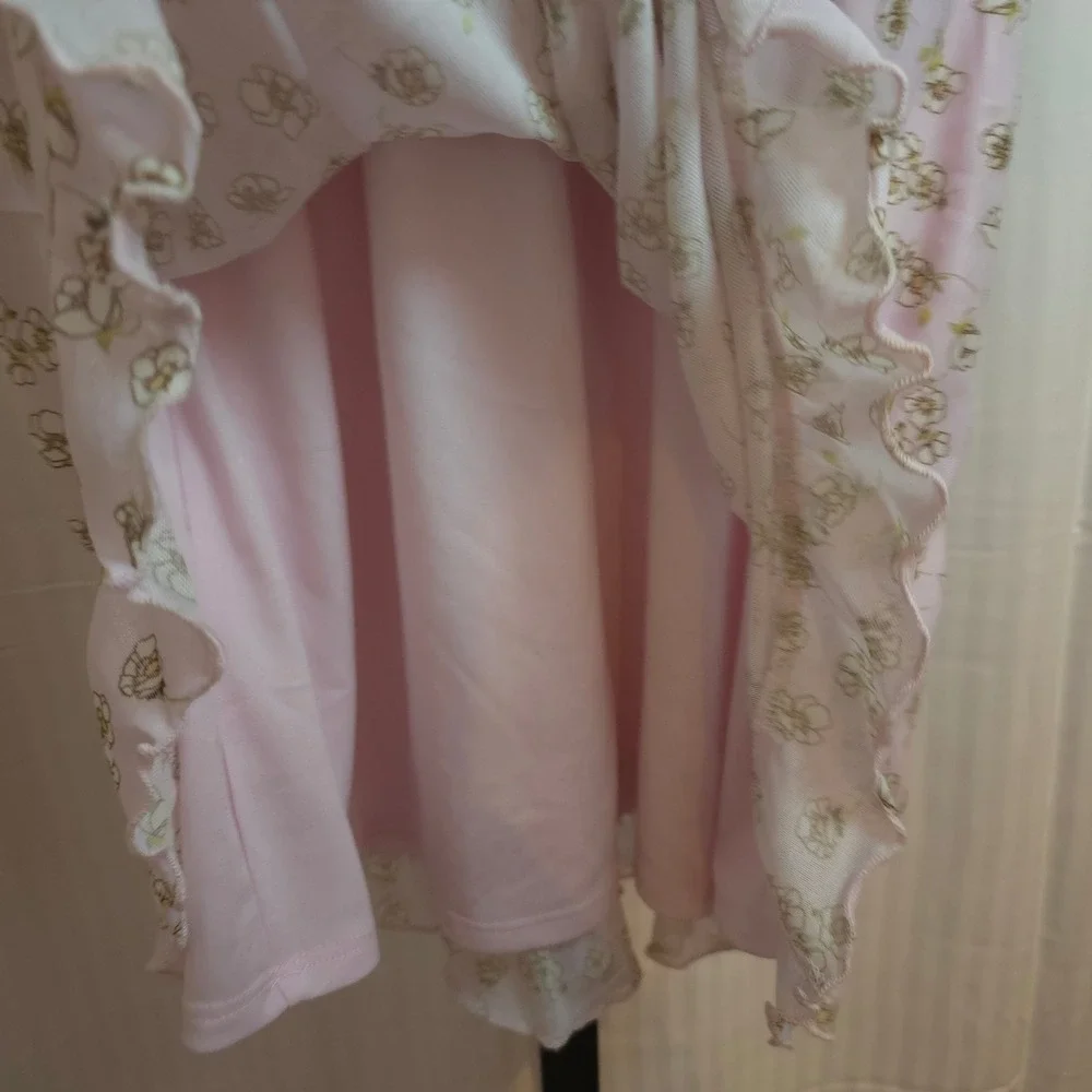 Stitch & Pine‎ Floral Babydoll Dress  Cold-Shoulder Womens XS Y2K Boho Cottage